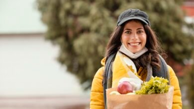 indícame el camino a la tienda de alimentos más cercana